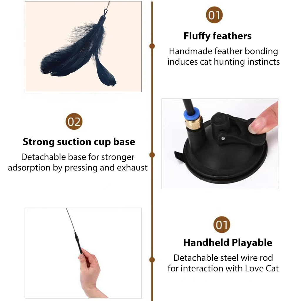 Interactive Bird Simulation Cat Toy