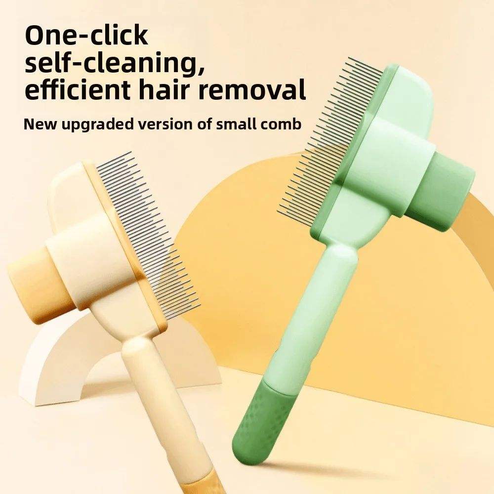 Self-Cleaning Flea Comb for Cats & Dogs