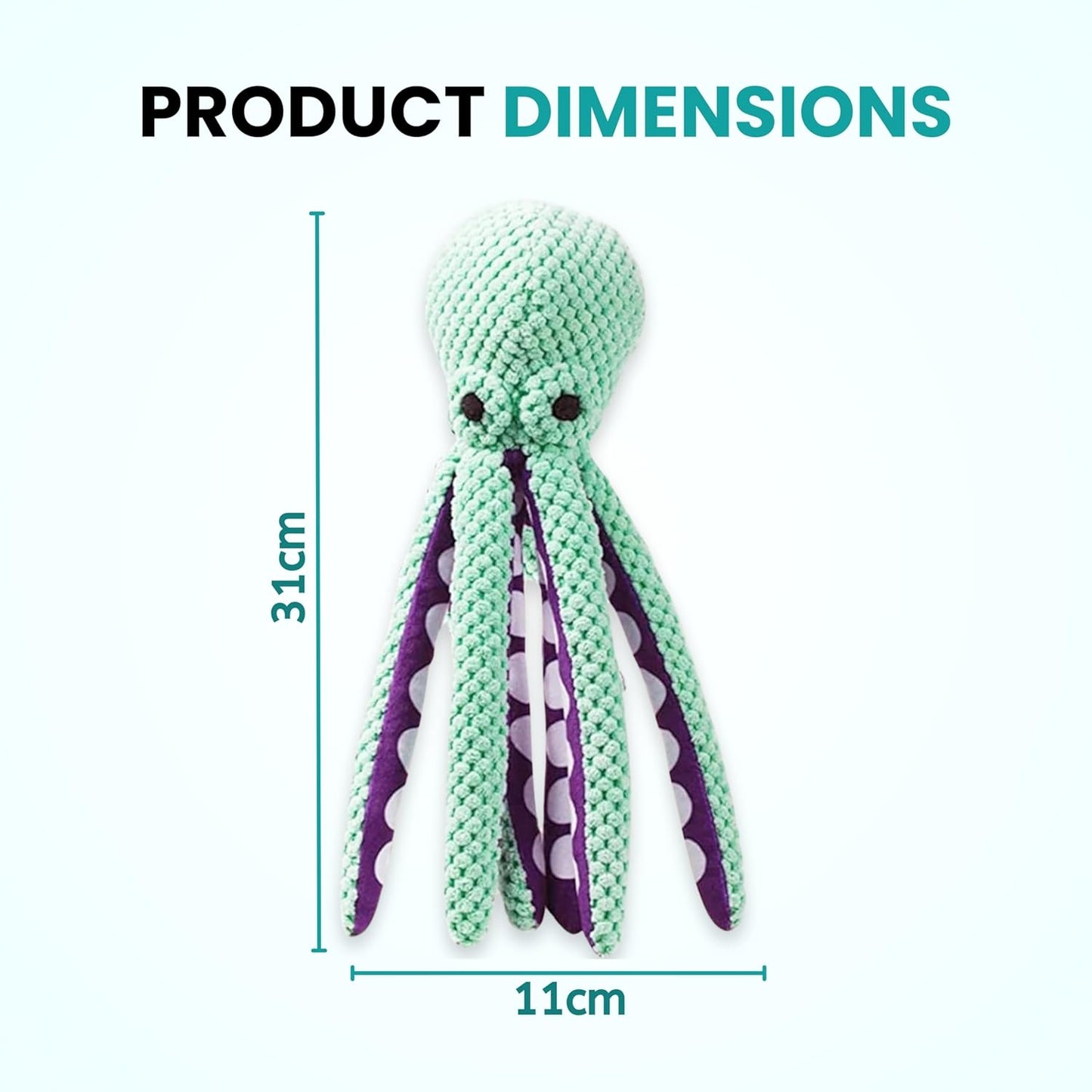 Squeaky Octopus Toy
