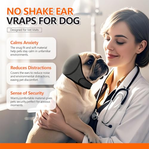 Noise-Reducing Pet Ear Wrap – Anxiety Support & Ear Protection