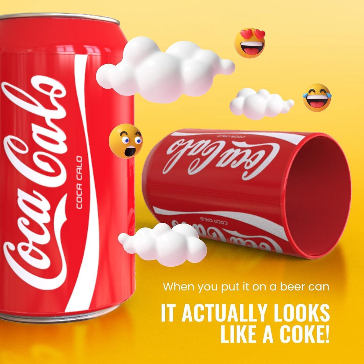Silicone Beer Can Covers that Look Like Cold Drink