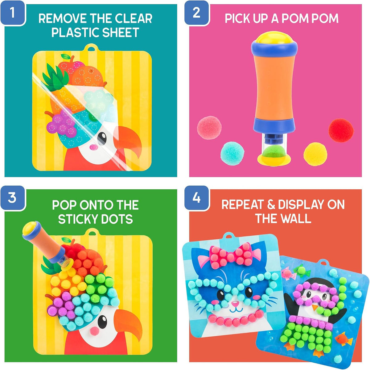 Pom Pom Kit: Animal Dress Up