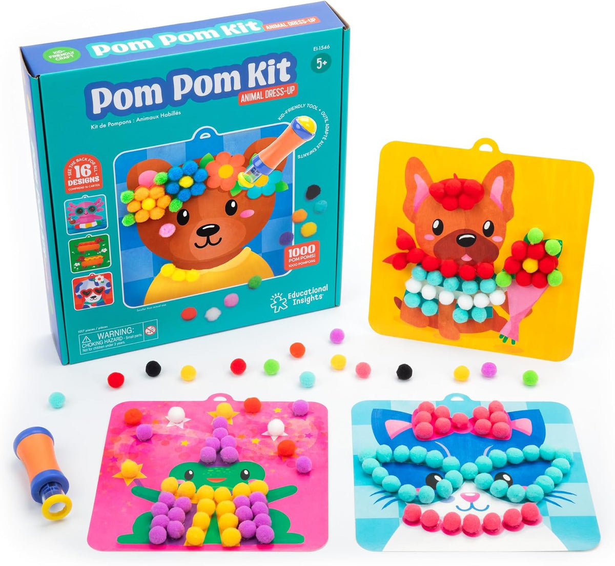 Pom Pom Kit: Animal Dress Up