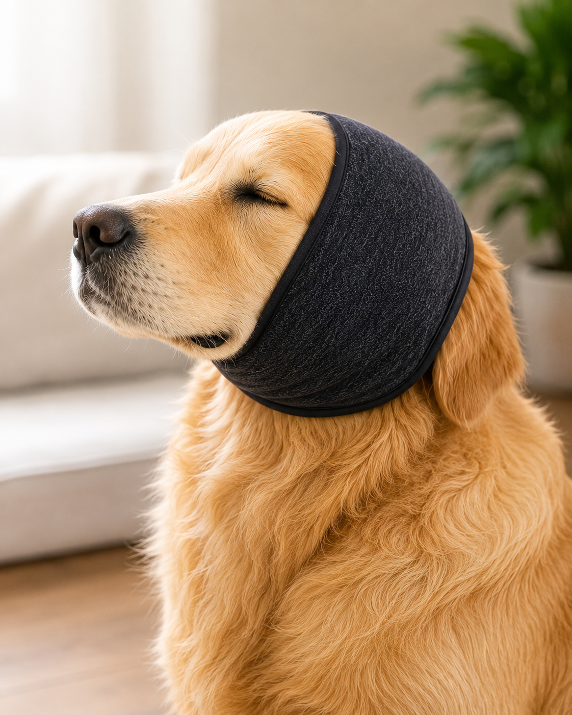 Premium Noise-Calming Ear Wrap for Dogs