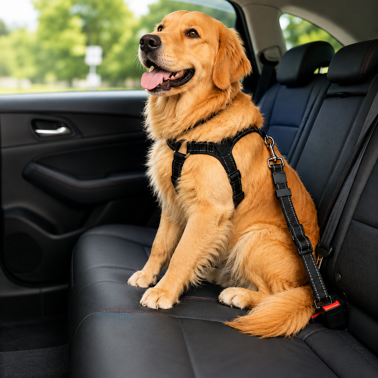 Shock Absorption Dog Car Safety Belt