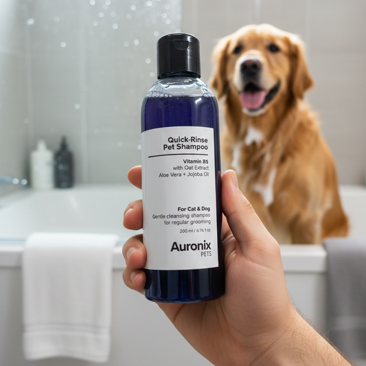 Auronix-Quick Rinse Pet Shampoo For Dogs & Cats 200ml