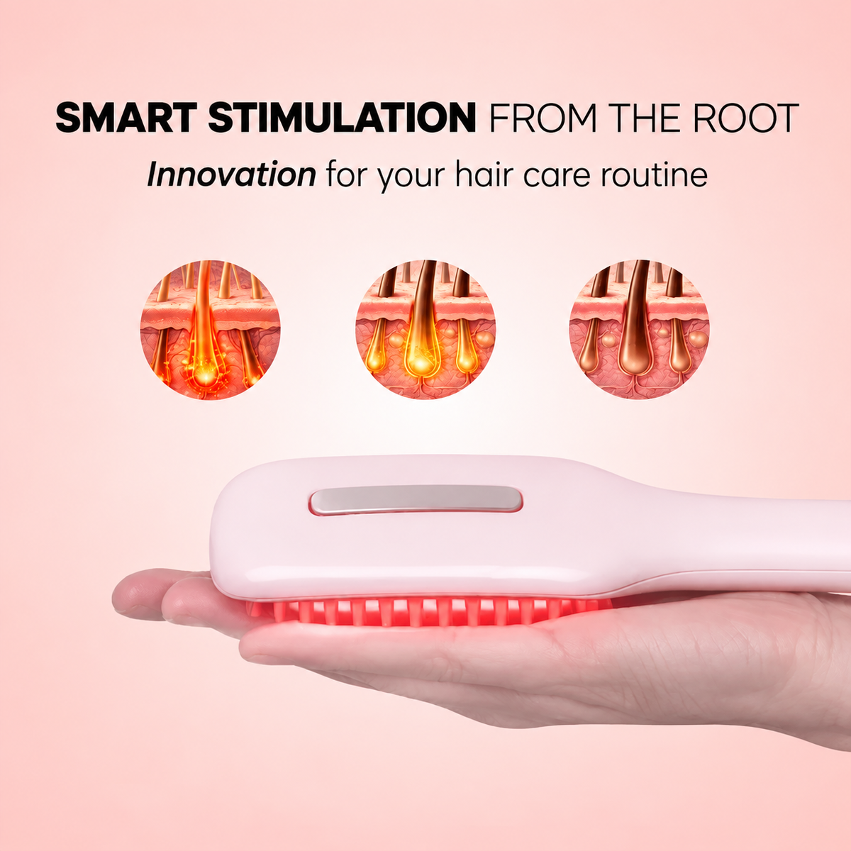 GlowRoot LED Hair Growth Brush