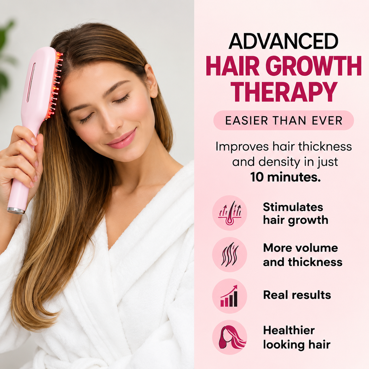 GlowRoot LED Hair Growth Brush