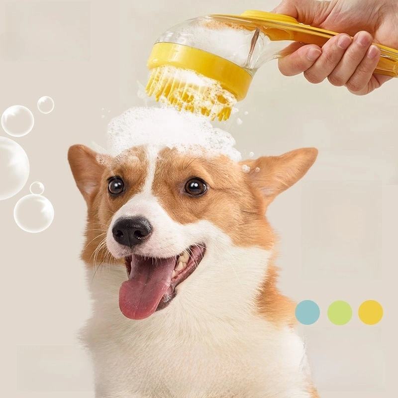 2-in-1 Pet Bath & Grooming Brush