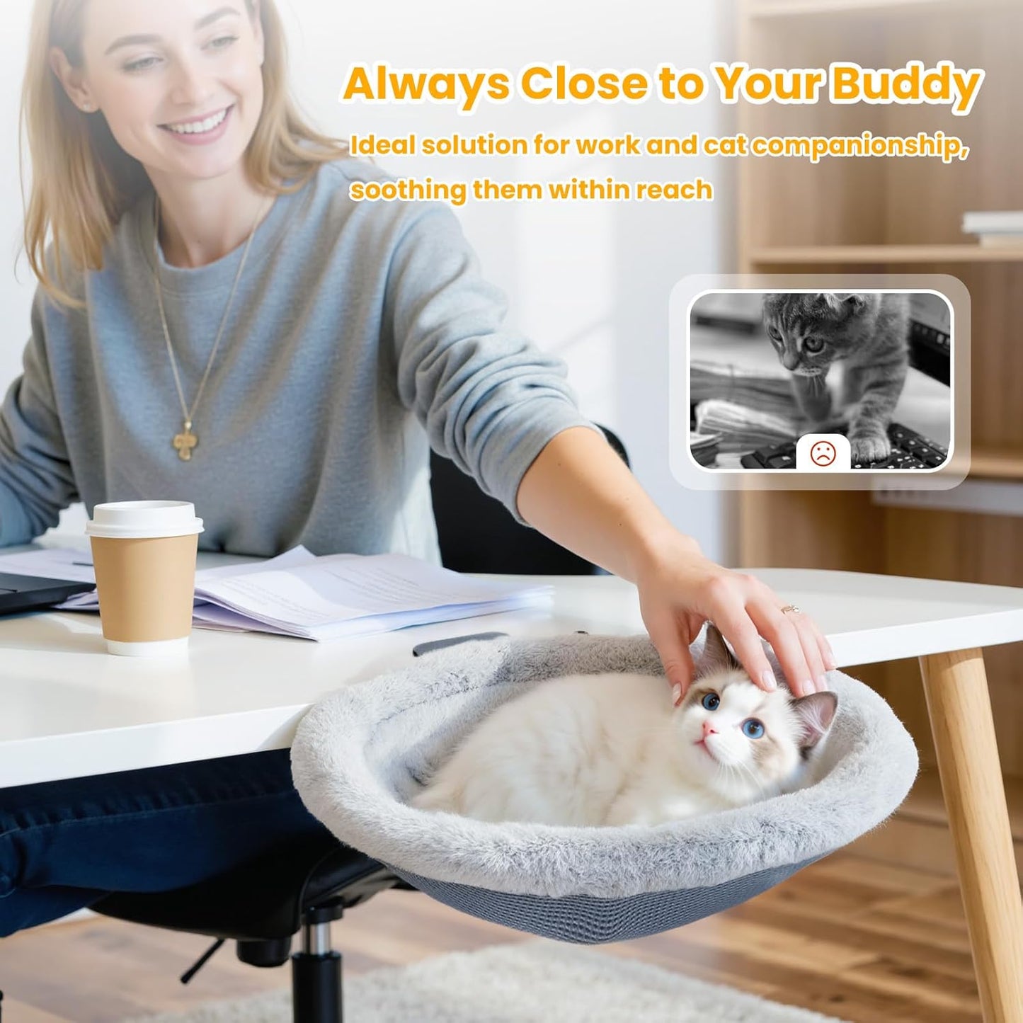 PurrNest-Desk Hammock