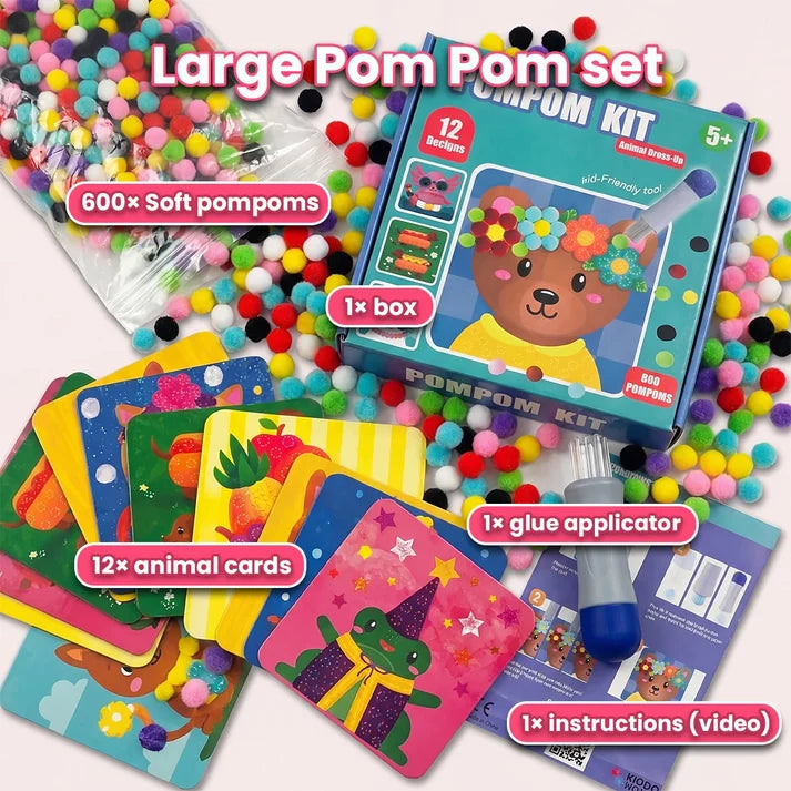 Pom Pom Kit: Animal Dress Up