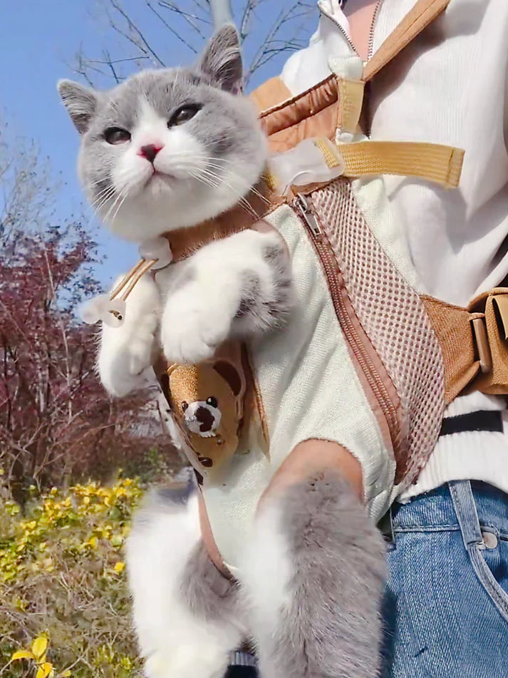 PawNest | Hands-Free Travel Bag for Cats