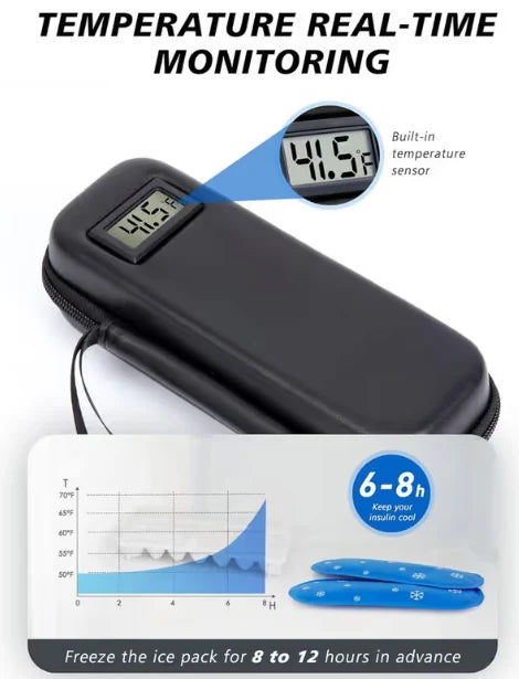 Insulin Cooler Travel Case with Temperature Regulator